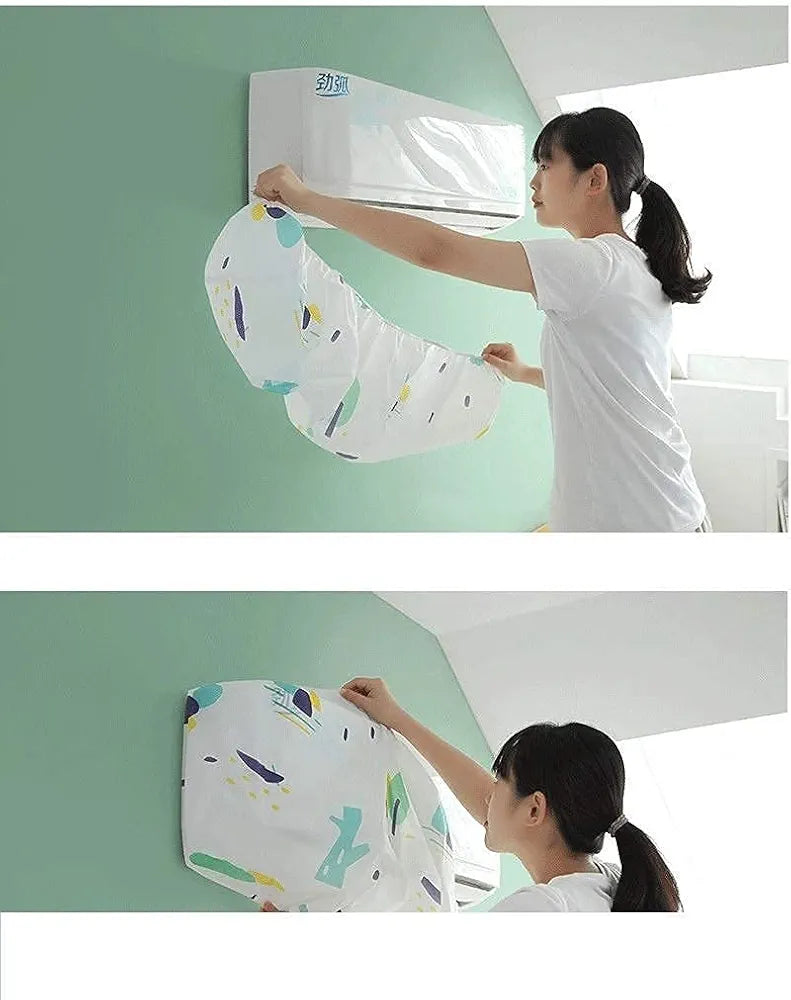 Air Conditioning Dust Cover Waterproof Folding Ac Cover