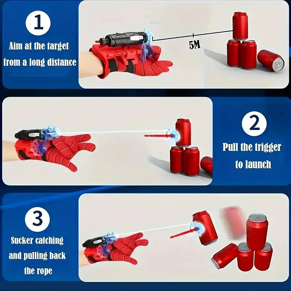 Web Shooter Toy – Superhero Wrist Launcher for Kids Role-Play Fun