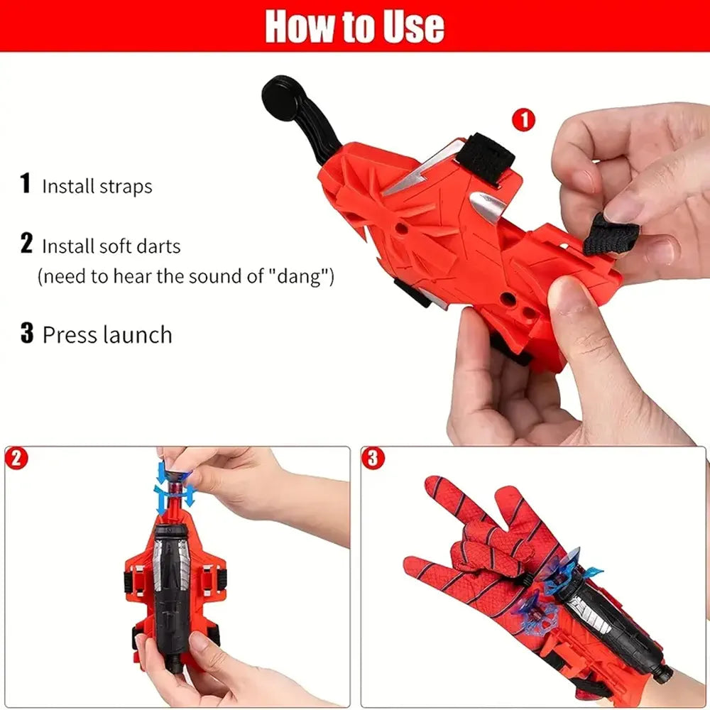 Web Shooter Toy – Superhero Wrist Launcher for Kids Role-Play Fun