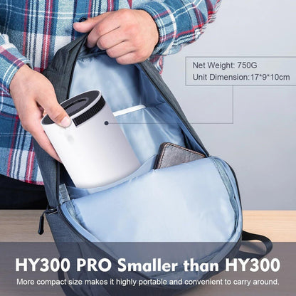 Hespa 2000 Lumens Smart Projector | 720p | Netflix & Screen Mirroring (2000 lm / 1 Speaker / Wireless /Remote Controller) Portable Projector (Smart OS for Seamless Navigation)