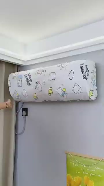 Air Conditioning Dust Cover Waterproof Folding Ac Cover