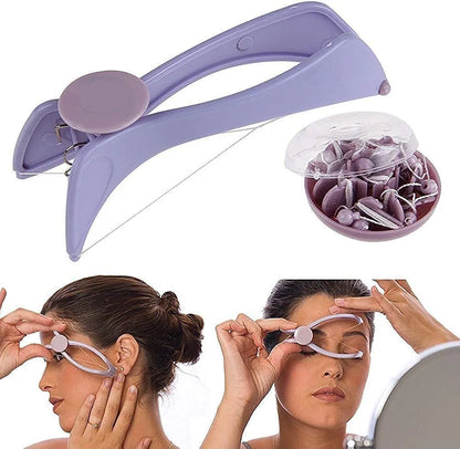 silique eyebrow face and body hair remover