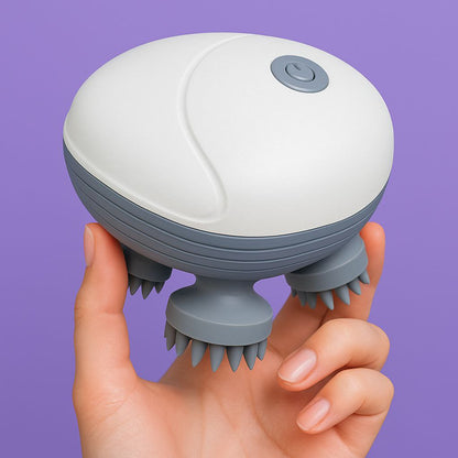 Caresmith Revive Scalp Massager | 96 Silicon Kneading Points with Detachable Heads | Scalp, Body & Head Massager for Hair Growth